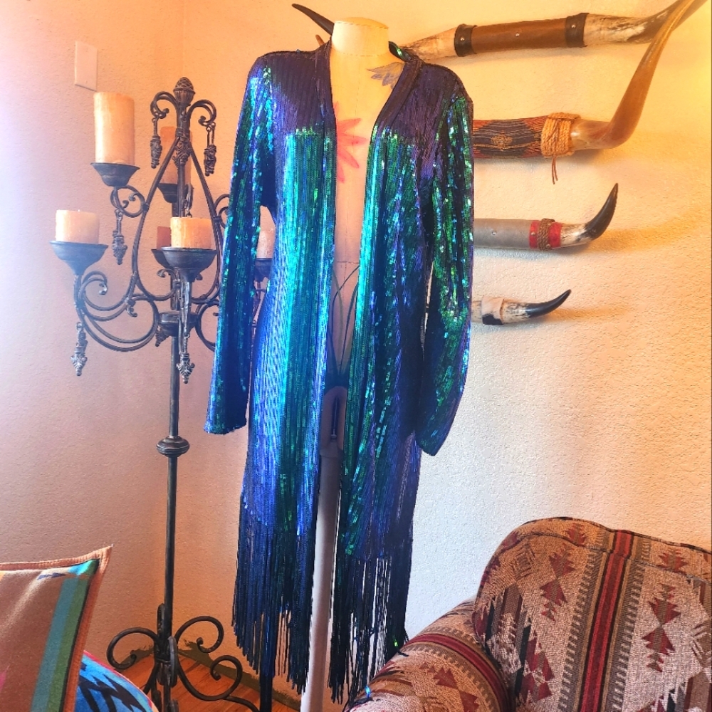 Sequin wrap fancy schmancy
